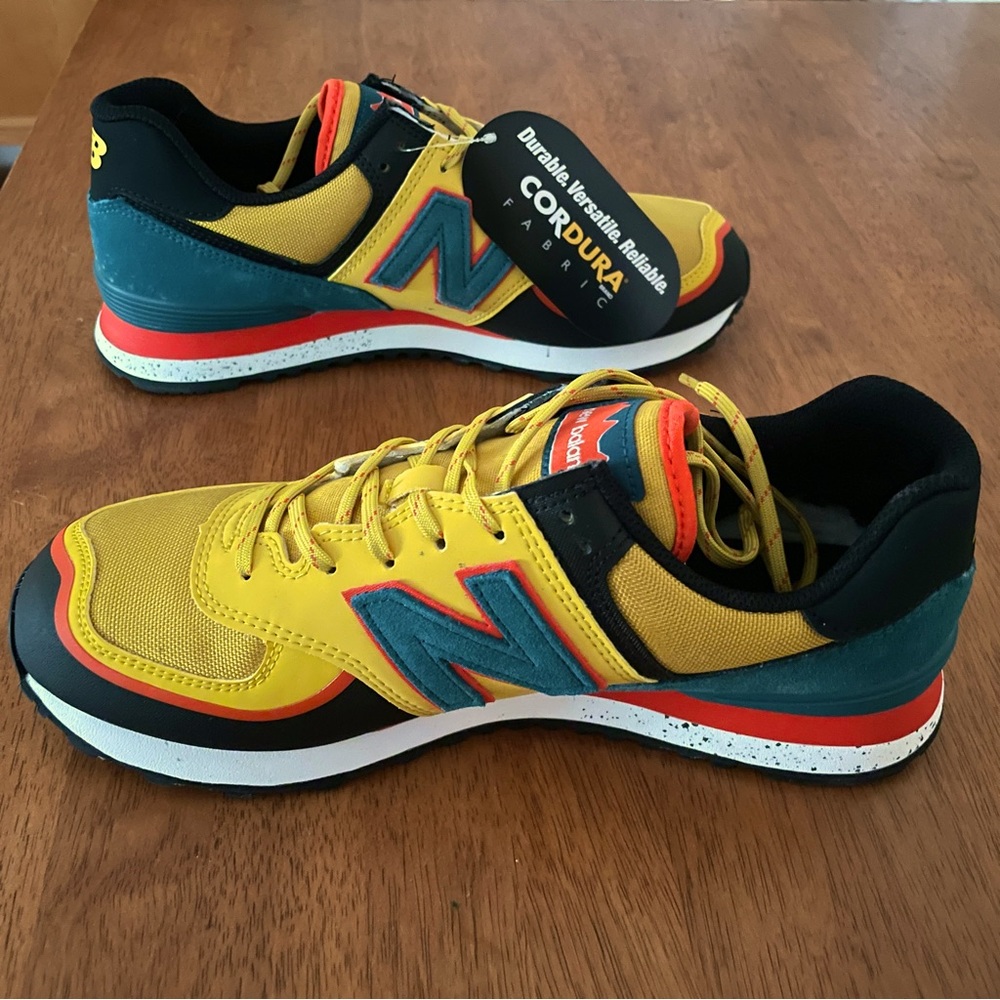 New Balance 574T All Terrain M10 Harvest Gold Blaze Cordura NWT